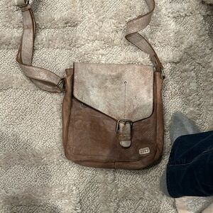 Bed Stu Brown Crossbody Bag with Adjustable Strap